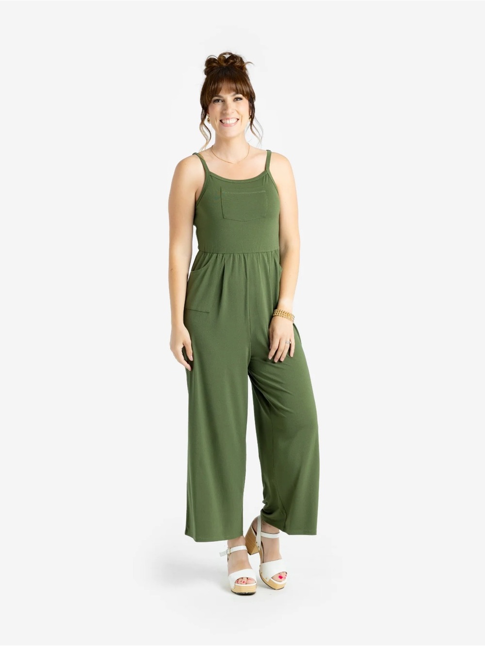 LuLaRoe Leola Wide Leg Cami Jumpsuit